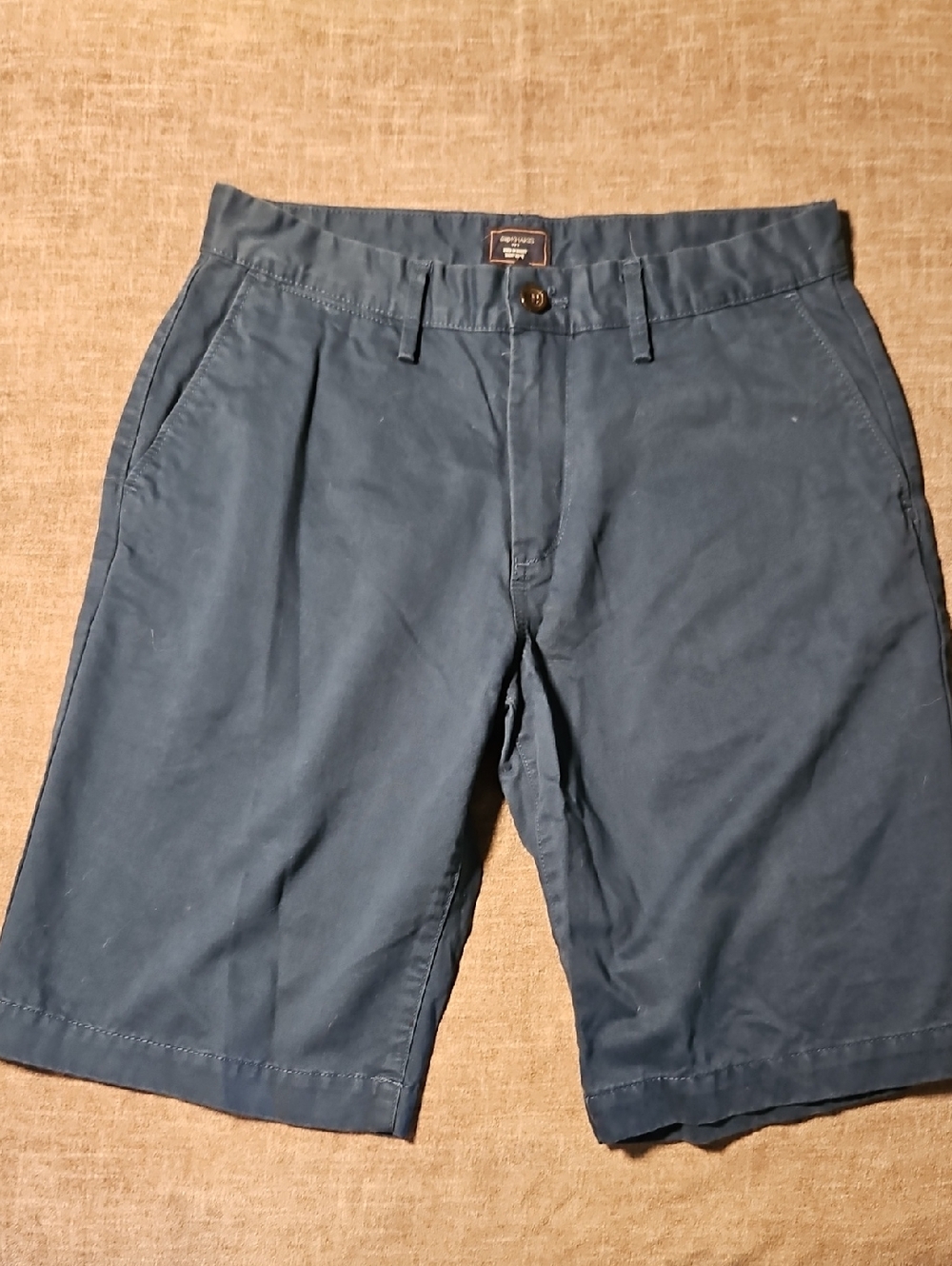 Men's Flat Front Casual Shorts - Navy
